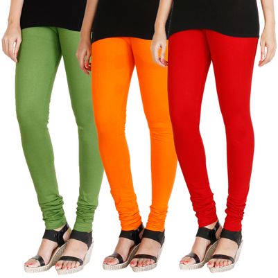 HRINKAR LIGHT GREEN BRIGHT ORANGE RED Soft Cotton Lycra Plain leggings for girls combo Pack of 3 Size - L XL XXL - HLGCMB0339-XL
HRINKAR LIGHT GREEN BRIGHT ORANGE RED Soft Cotton Lycra Plain leggings for girls combo Pack of 3 Size - L XL XXL - HLGCMB0339-XL