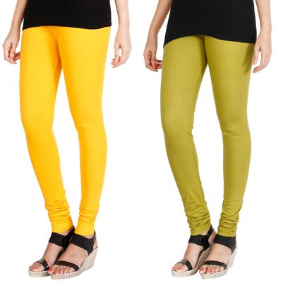 HRINKAR MANGO YELLOW LIGHT GREEN Soft Cotton Lycra Plain womens leggings combo Pack of 2 Size - L XL XXL - HLGCMB0039-L
HRINKAR MANGO YELLOW LIGHT GREEN Soft Cotton Lycra Plain womens leggings combo Pack of 2 Size - L XL XXL - HLGCMB0039-L
