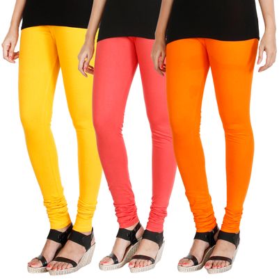 HRINKAR MANGO YELLOW PEACH BRIGHT ORANGE Soft Cotton Lycra Plain leggings for womens combo Pack of 3 Size - L XL XXL - HLGCMB0417-L
HRINKAR MANGO YELLOW PEACH BRIGHT ORANGE Soft Cotton Lycra Plain leggings for womens combo Pack of 3 Size - L XL XXL - HLGCMB0417-L