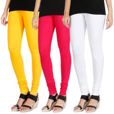 HRINKAR MANGO YELLOW DARK PINK WHITE Soft Cotton Lycra Plain womens leggings combo Pack of 3 Size - L XL XXL - HLGCMB0449-XXL
HRINKAR MANGO YELLOW DARK PINK WHITE Soft Cotton Lycra Plain womens leggings combo Pack of 3 Size - L XL XXL - HLGCMB0449-XXL