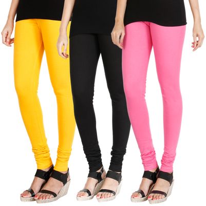 HRINKAR MANGO YELLOW BLACK LIGHT PINK Soft Cotton Lycra Plain leggings for womens combo Pack of 3 Size - L XL XXL - HLGCMB0393-L
HRINKAR MANGO YELLOW BLACK LIGHT PINK Soft Cotton Lycra Plain leggings for womens combo Pack of 3 Size - L XL XXL - HLGCMB0393-L