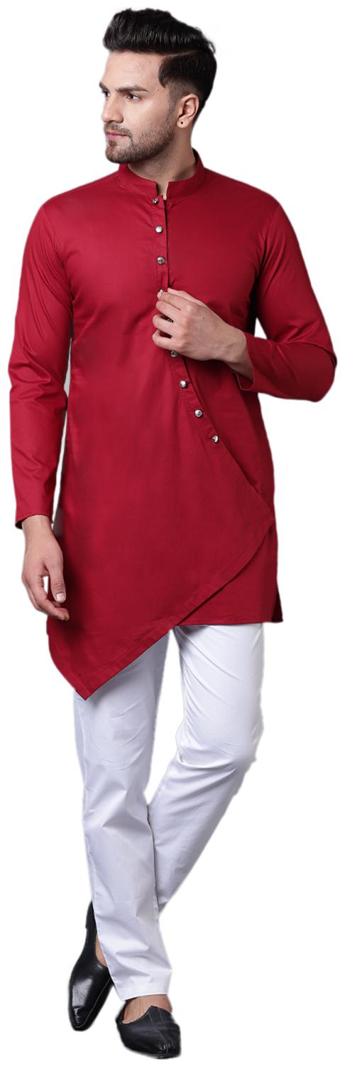 I Know Dapper Overlap Curved Placket Maroon Men s Kurta Only
I Know Dapper Overlap Curved Placket Maroon Men s Kurta Only