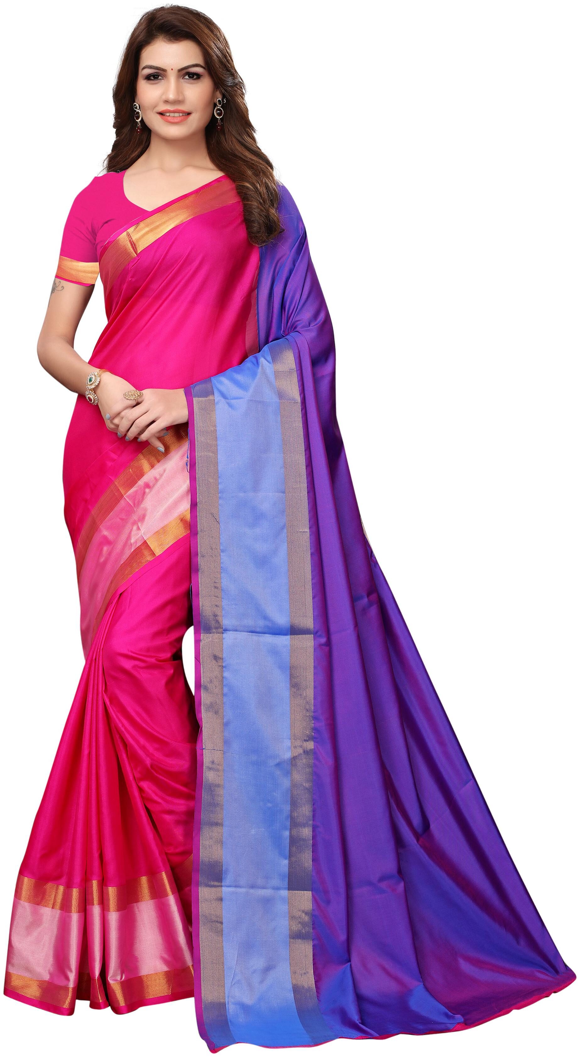 Indian Beauty Women Art Silk Printed Saree with Blouse pcs(Couple Pink Pink Free Size)
Indian Beauty Women Art Silk Printed Saree with Blouse pcs(Couple Pink Pink Free Size)