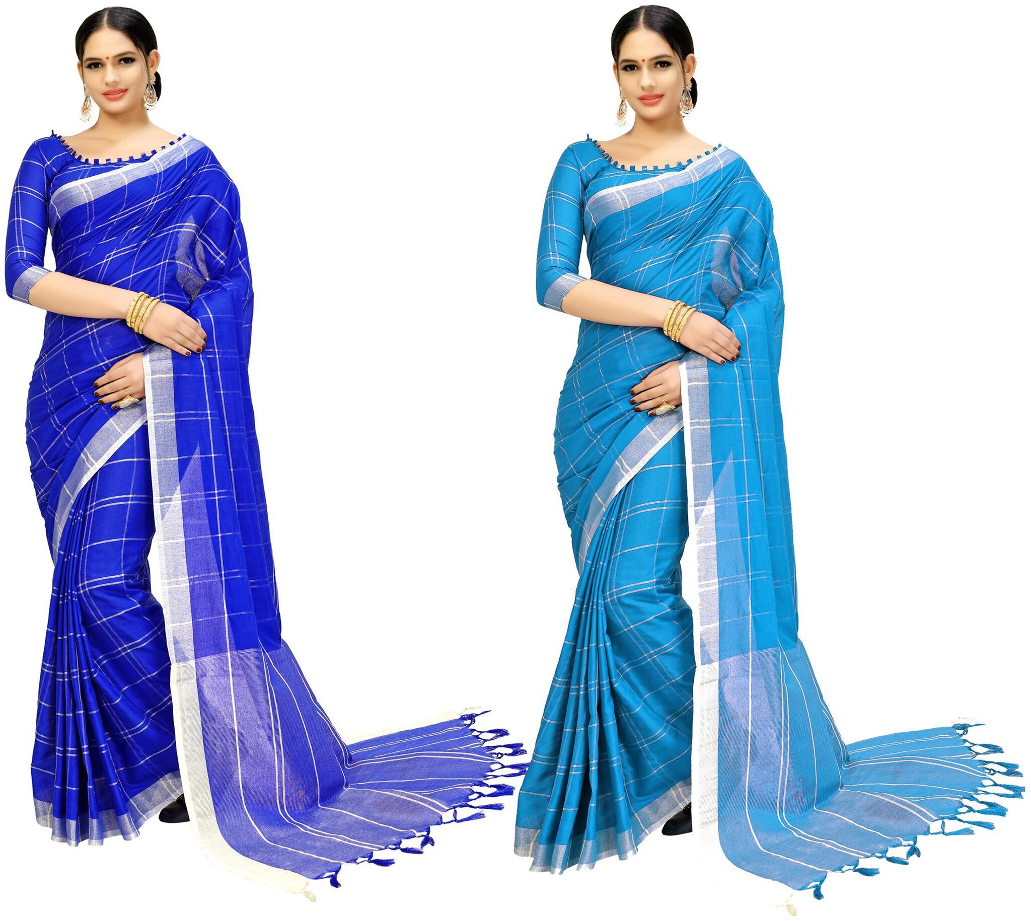 Indian Beauty Women s Multi Color Cotton Linen Blend With Tessals Printed Saree With Blouse Piece (Pack of 2 Multi Color Free Size)
Indian Beauty Women s Multi Color Cotton Linen Blend With Tessals Printed Saree With Blouse Piece (Pack of 2 Multi Color Free Size)