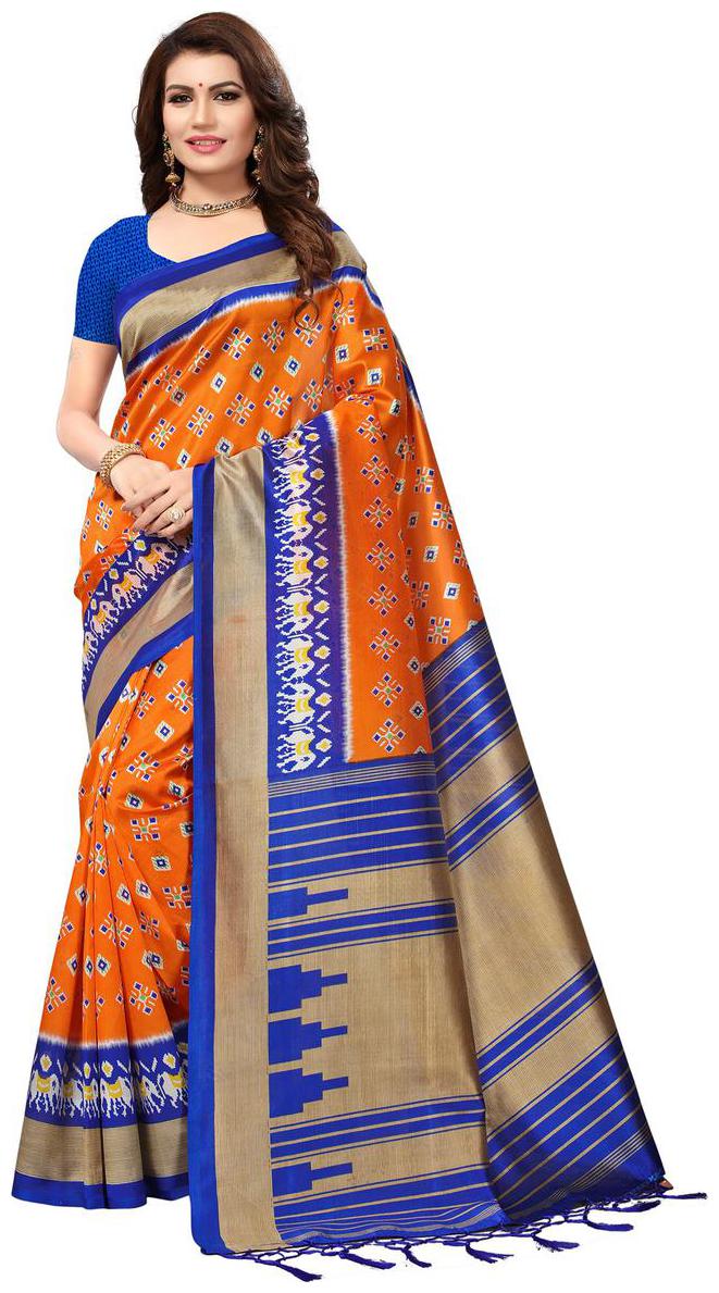 Indian Beauty Women s Orange Color Kashmiri Silk With Tessal Printed Saree With Blouse Piece
Indian Beauty Women s Orange Color Kashmiri Silk With Tessal Printed Saree With Blouse Piece