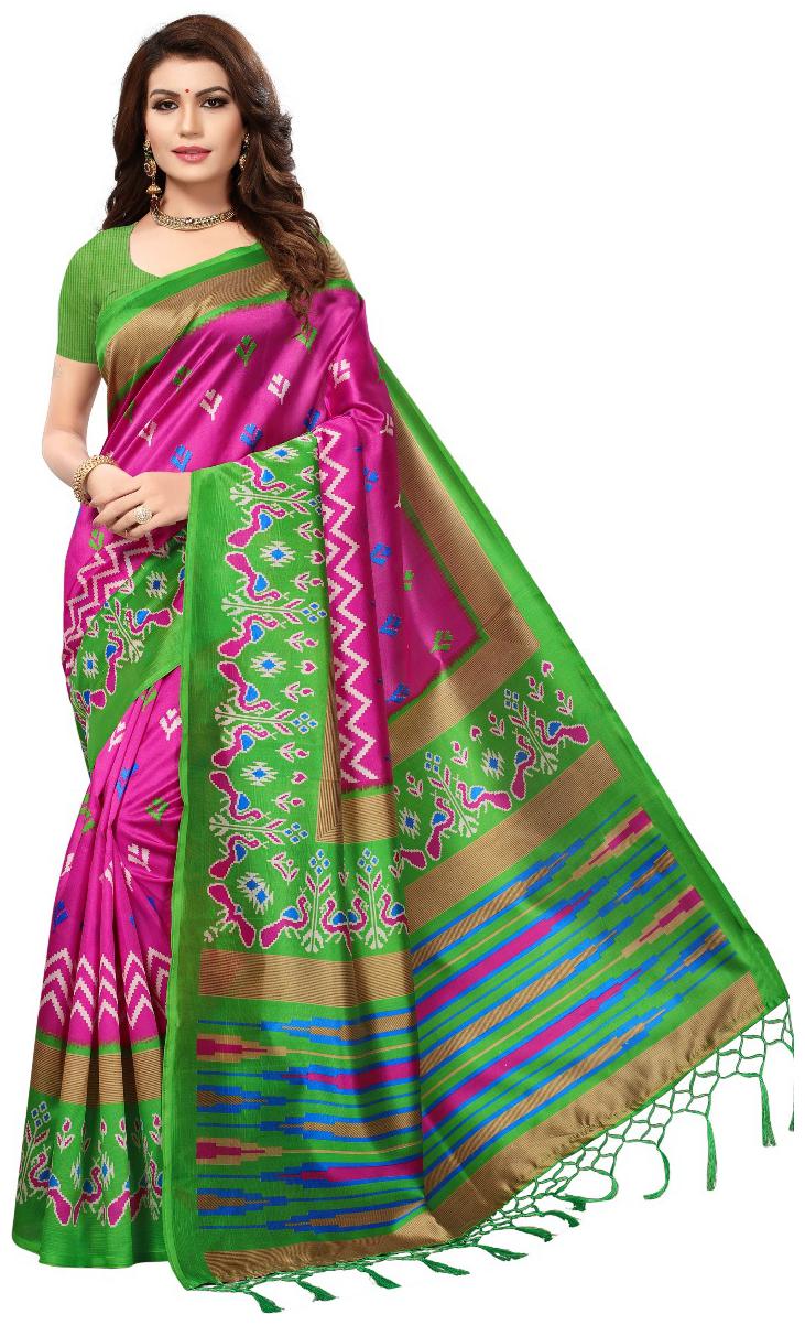 Indian Beauty Women s Pink Color Mysore Silk With Tassel Printed Saree With Blouse Piece
Indian Beauty Women s Pink Color Mysore Silk With Tassel Printed Saree With Blouse Piece