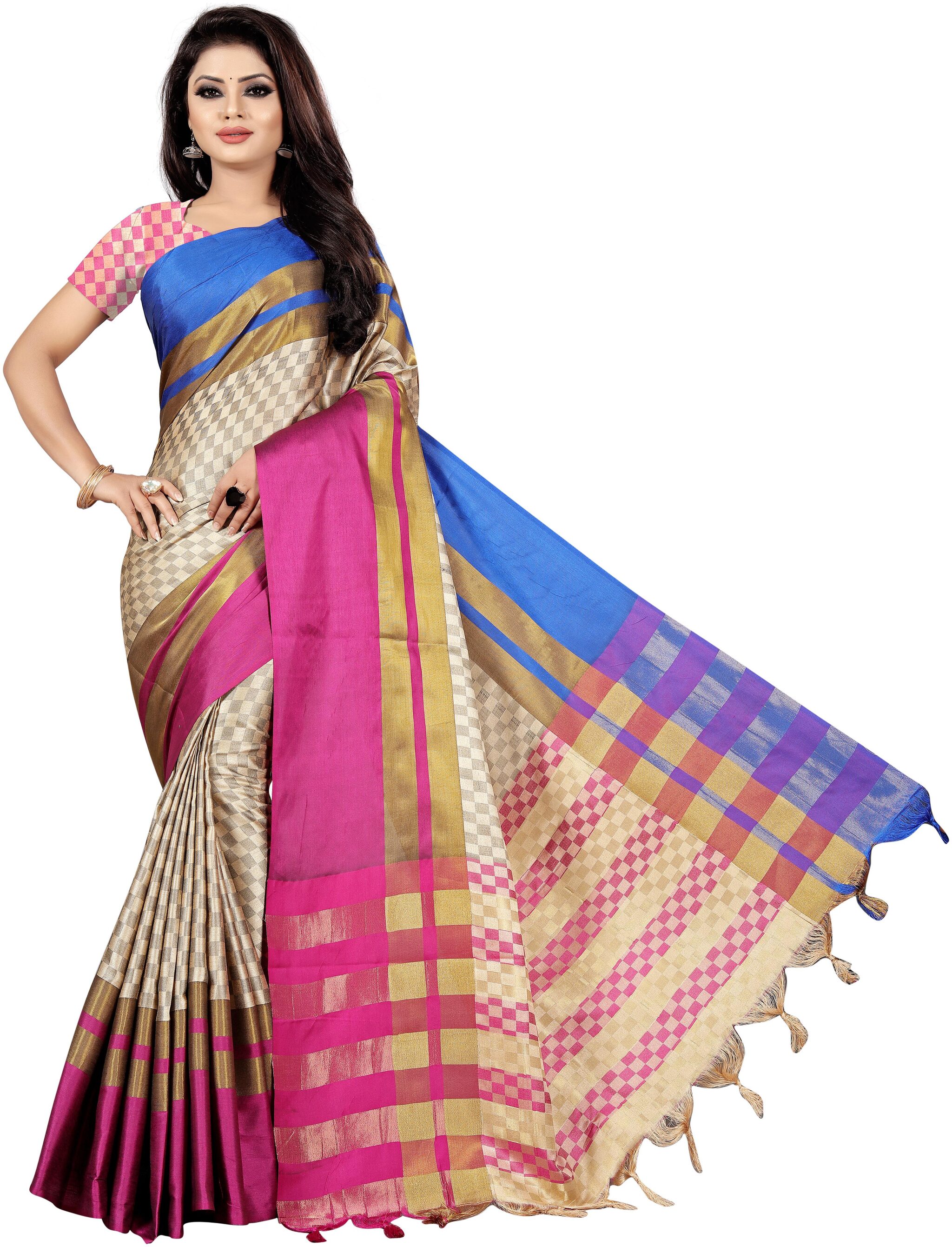 Indian Beauty Womens Beige Color Cotton Silk Blend Emblishied Saree Border Tassels With Blouse pcs(IPL-2019-CHIKU Free Size)
Indian Beauty Womens Beige Color Cotton Silk Blend Emblishied Saree Border Tassels With Blouse pcs(IPL-2019-CHIKU Free Size)