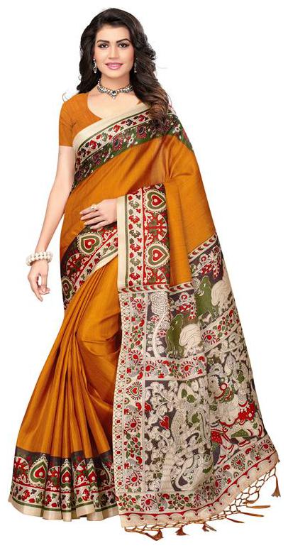 Indian Beauty Women Yellow Color Khadi Silk Printed Saree Border Tassels With Blouse Piece
Indian Beauty Women Yellow Color Khadi Silk Printed Saree Border Tassels With Blouse Piece