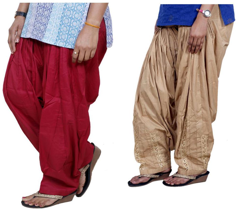 IndiWeaves Women Cotton Full-Patiala with Dabang Jalidar Full-Patiala Salwar Set of-2
IndiWeaves Women Cotton Full-Patiala with Dabang Jalidar Full-Patiala Salwar Set of-2