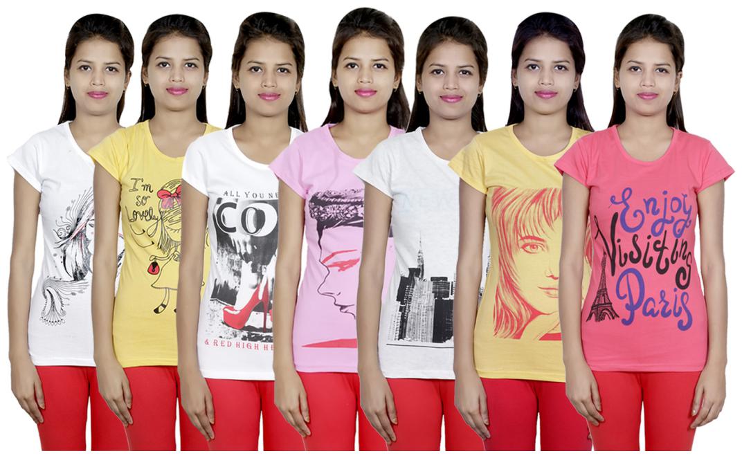 IndiWeaves Women s Premium Cotton Casual Printed Legging (Set of -7)
IndiWeaves Women s Premium Cotton Casual Printed Legging (Set of -7)