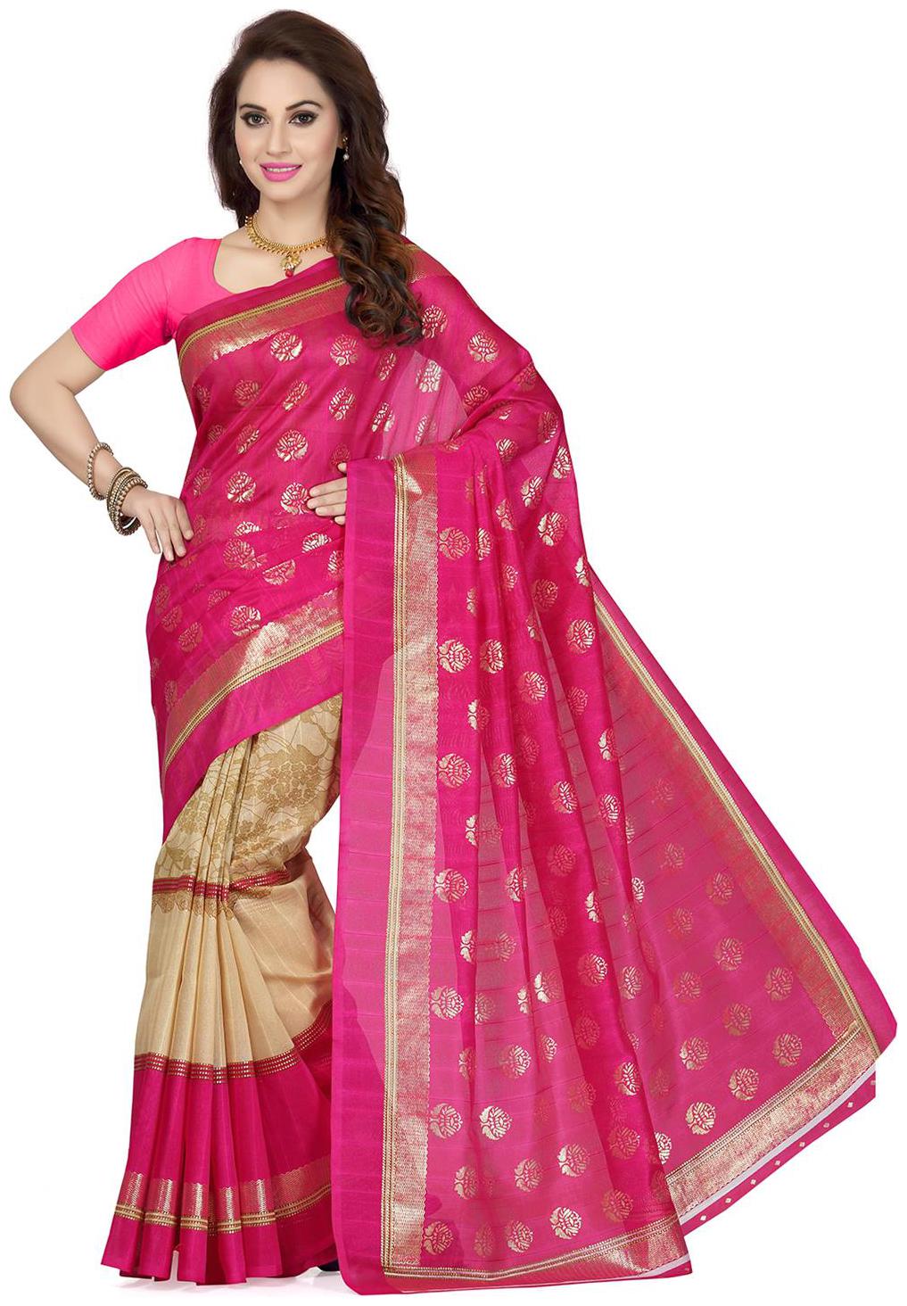 Ishin Bhagalpuri Silk Pink Printed Women s Saree
Ishin Bhagalpuri Silk Pink Printed Women s Saree