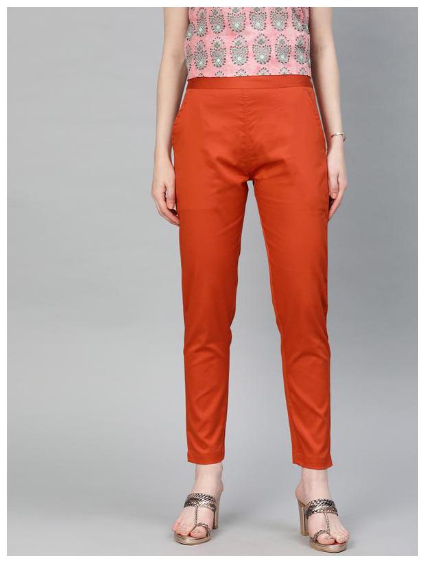 Jaipur Kurti Women Orange Regular fit Regular trousers
Jaipur Kurti Women Orange Regular fit Regular trousers