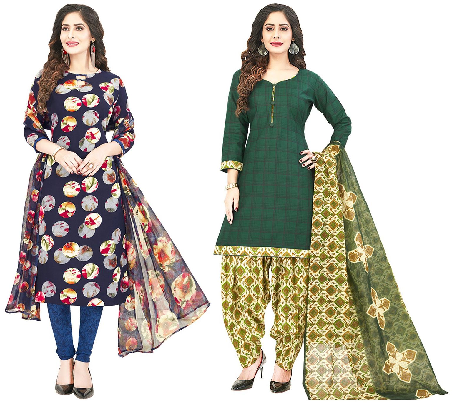 Jevi Prints Multi Unstitched Kurta with bottom dupatta With dupatta Dress Material
Jevi Prints Multi Unstitched Kurta with bottom dupatta With dupatta Dress Material