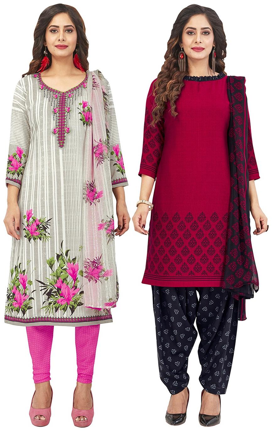 Jevi Prints Multi Unstitched Kurta with bottom dupatta With dupatta Dress Material
Jevi Prints Multi Unstitched Kurta with bottom dupatta With dupatta Dress Material