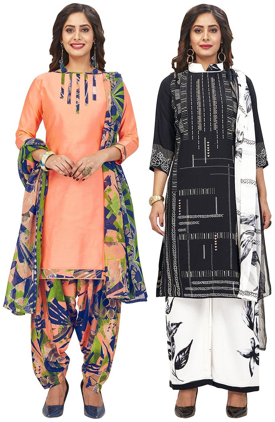 Jevi Prints Multi Unstitched Kurta with bottom dupatta With dupatta Dress Material
Jevi Prints Multi Unstitched Kurta with bottom dupatta With dupatta Dress Material