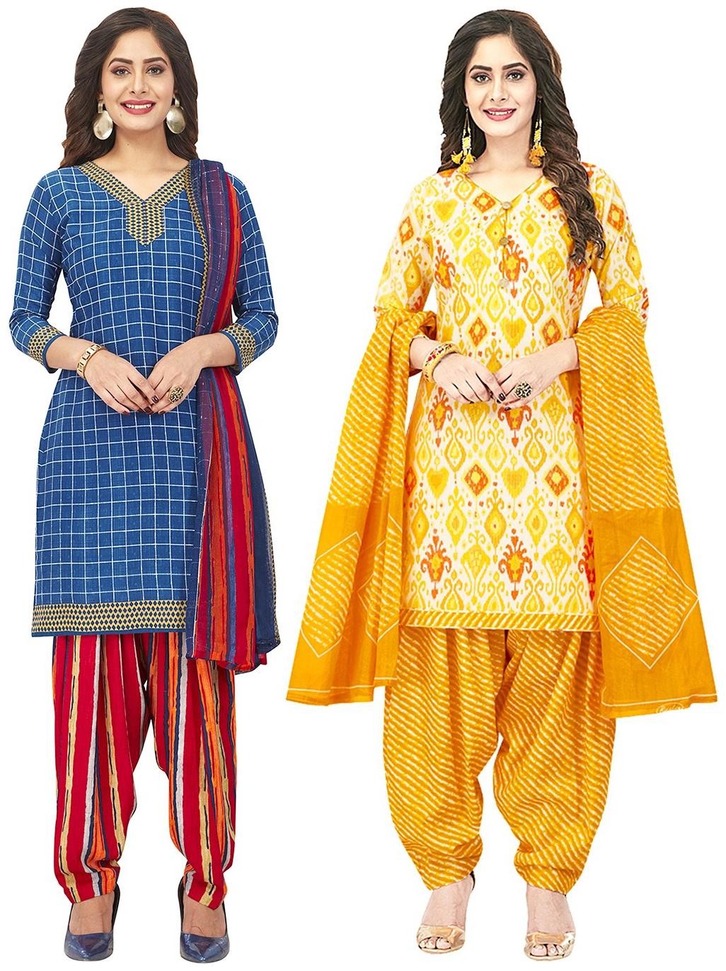Jevi Prints Multi Unstitched Kurta with bottom dupatta With dupatta Dress Material
Jevi Prints Multi Unstitched Kurta with bottom dupatta With dupatta Dress Material