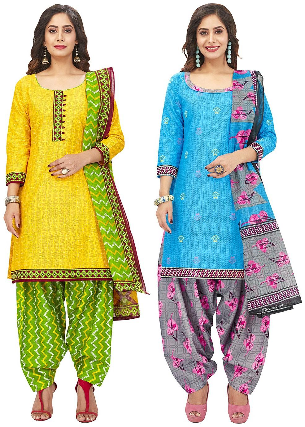 Jevi Prints Multi Unstitched Kurta with bottom dupatta With dupatta Dress Material
Jevi Prints Multi Unstitched Kurta with bottom dupatta With dupatta Dress Material
