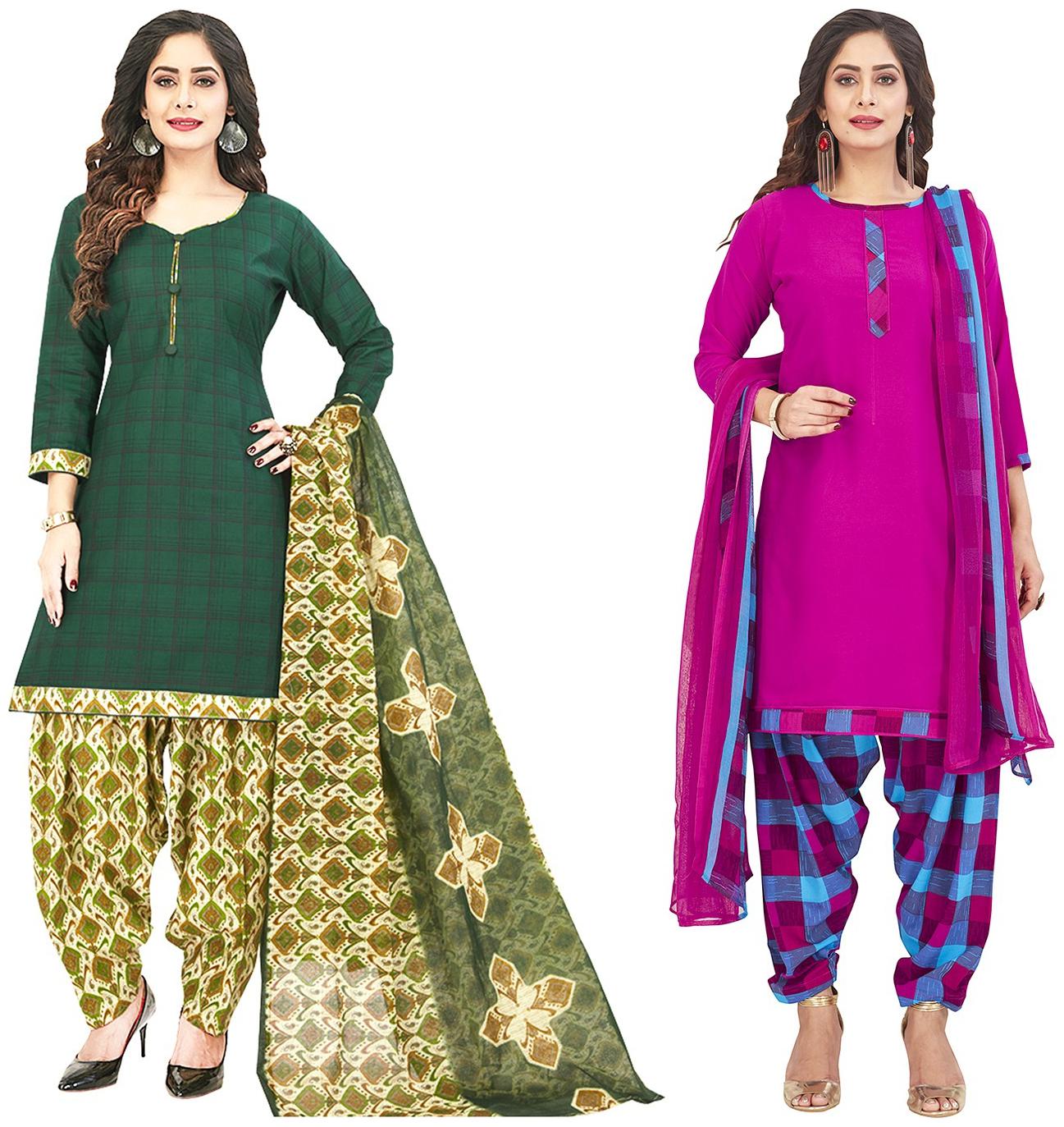 Jevi Prints Multi Unstitched Kurta with bottom dupatta With dupatta Dress Material
Jevi Prints Multi Unstitched Kurta with bottom dupatta With dupatta Dress Material