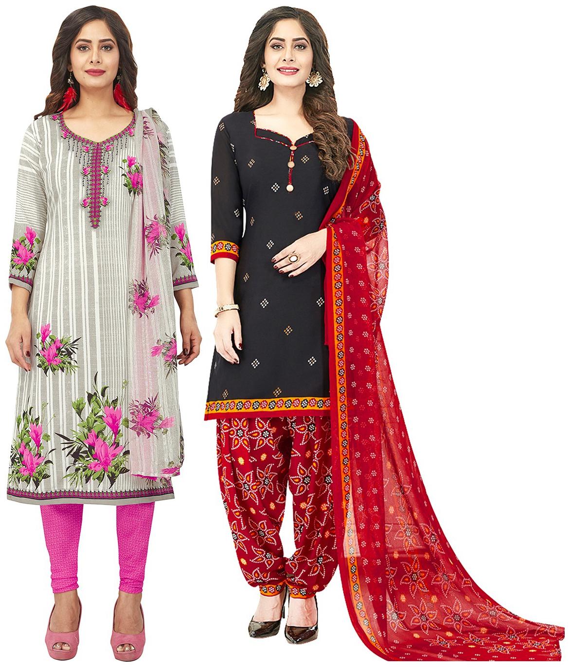 Jevi Prints Multi Unstitched Kurta with bottom dupatta With dupatta Dress Material
Jevi Prints Multi Unstitched Kurta with bottom dupatta With dupatta Dress Material