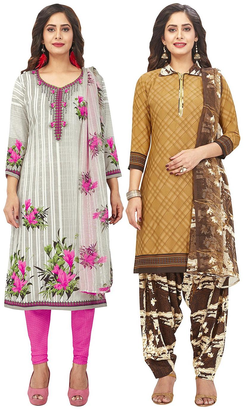 Jevi Prints Multi Unstitched Kurta with bottom dupatta With dupatta Dress Material
Jevi Prints Multi Unstitched Kurta with bottom dupatta With dupatta Dress Material