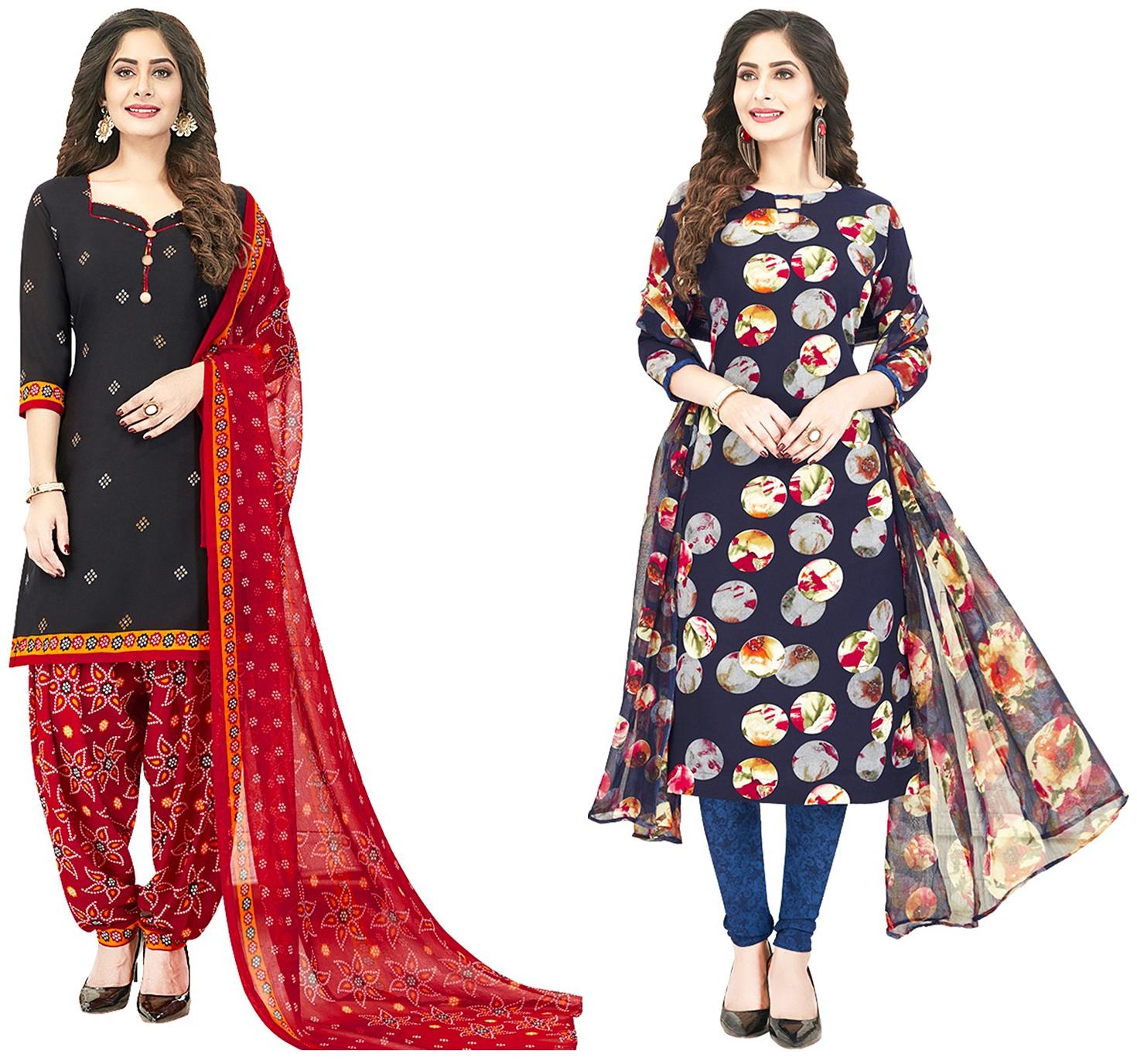 Jevi Prints Multi Unstitched Kurta with bottom dupatta With dupatta Dress Material
Jevi Prints Multi Unstitched Kurta with bottom dupatta With dupatta Dress Material