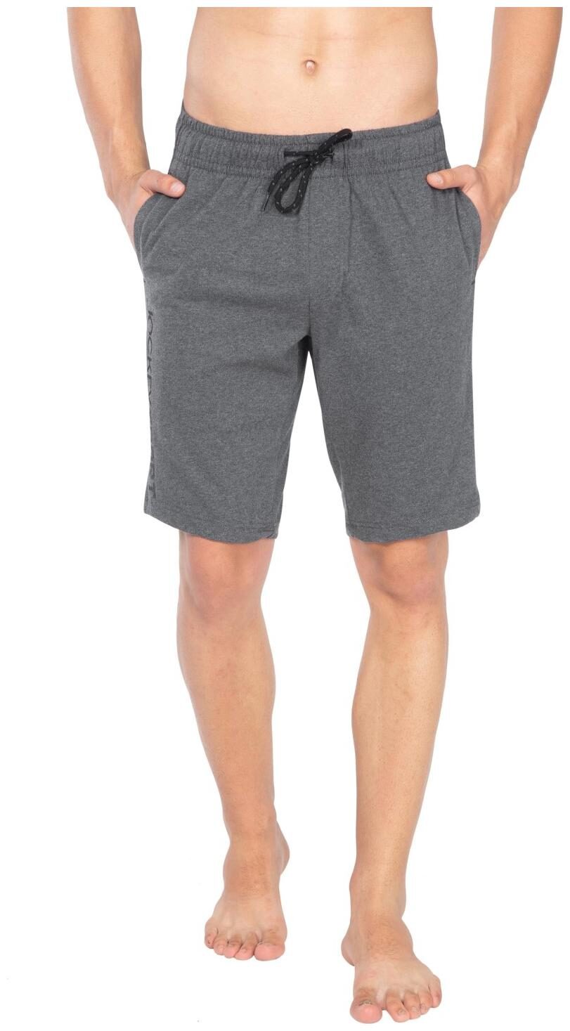 Jockey Men Grey Regular Fit Regular Shorts 
Jockey Men Grey Regular Fit Regular Shorts