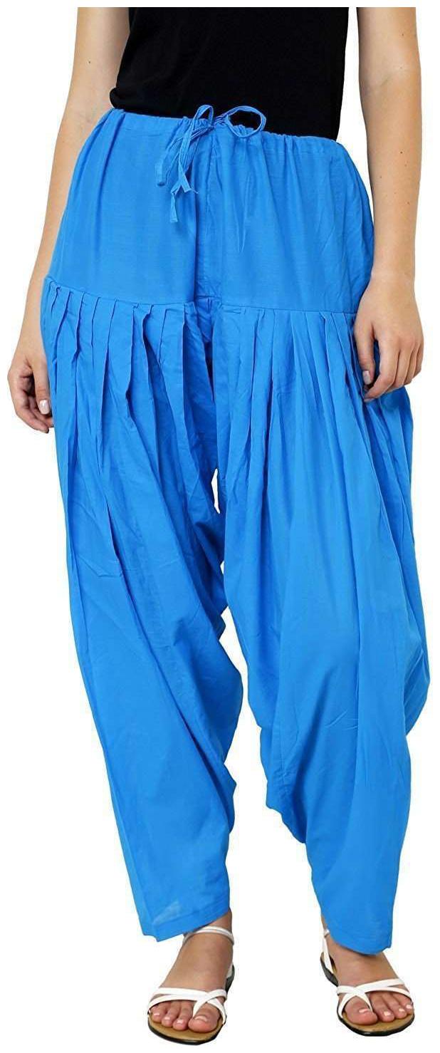 JUBINATION Cotton Salwar - Blue 
JUBINATION Cotton Salwar - Blue