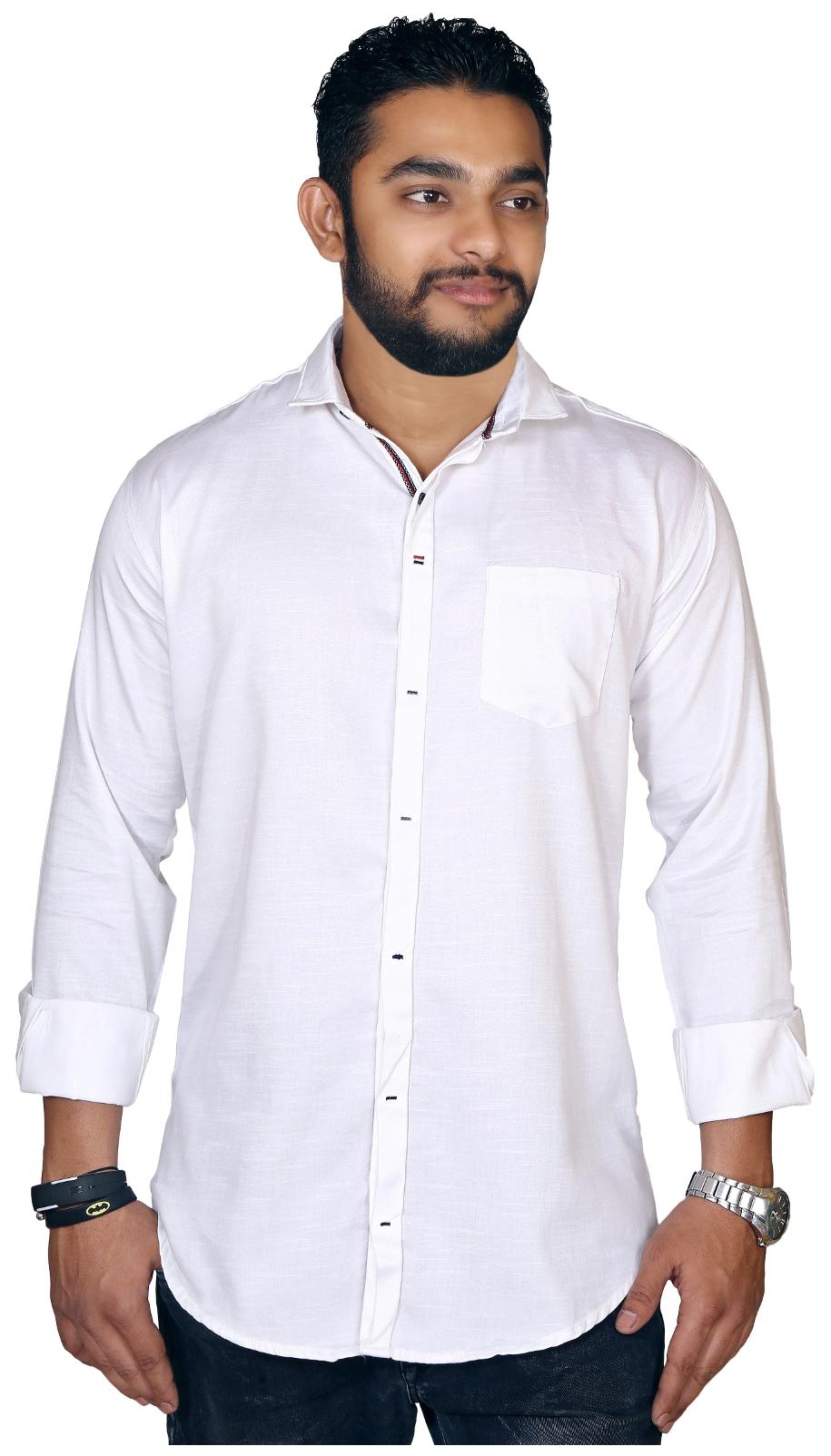 Jugend Men Regular Fit Casual shirt - White 
Jugend Men Regular Fit Casual shirt - White