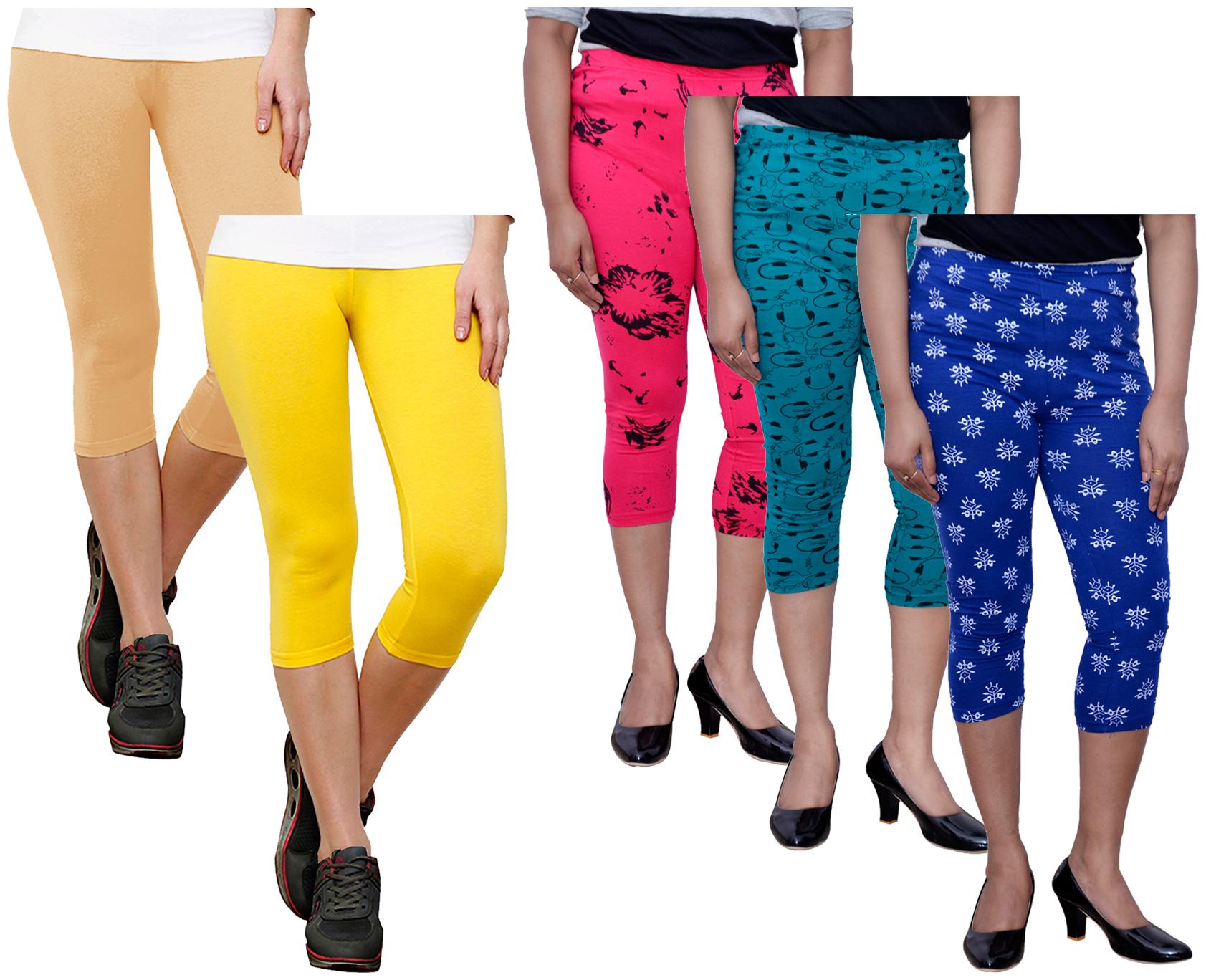 Kavya Women Printed Regular capri - Multi 
Kavya Women Printed Regular capri - Multi