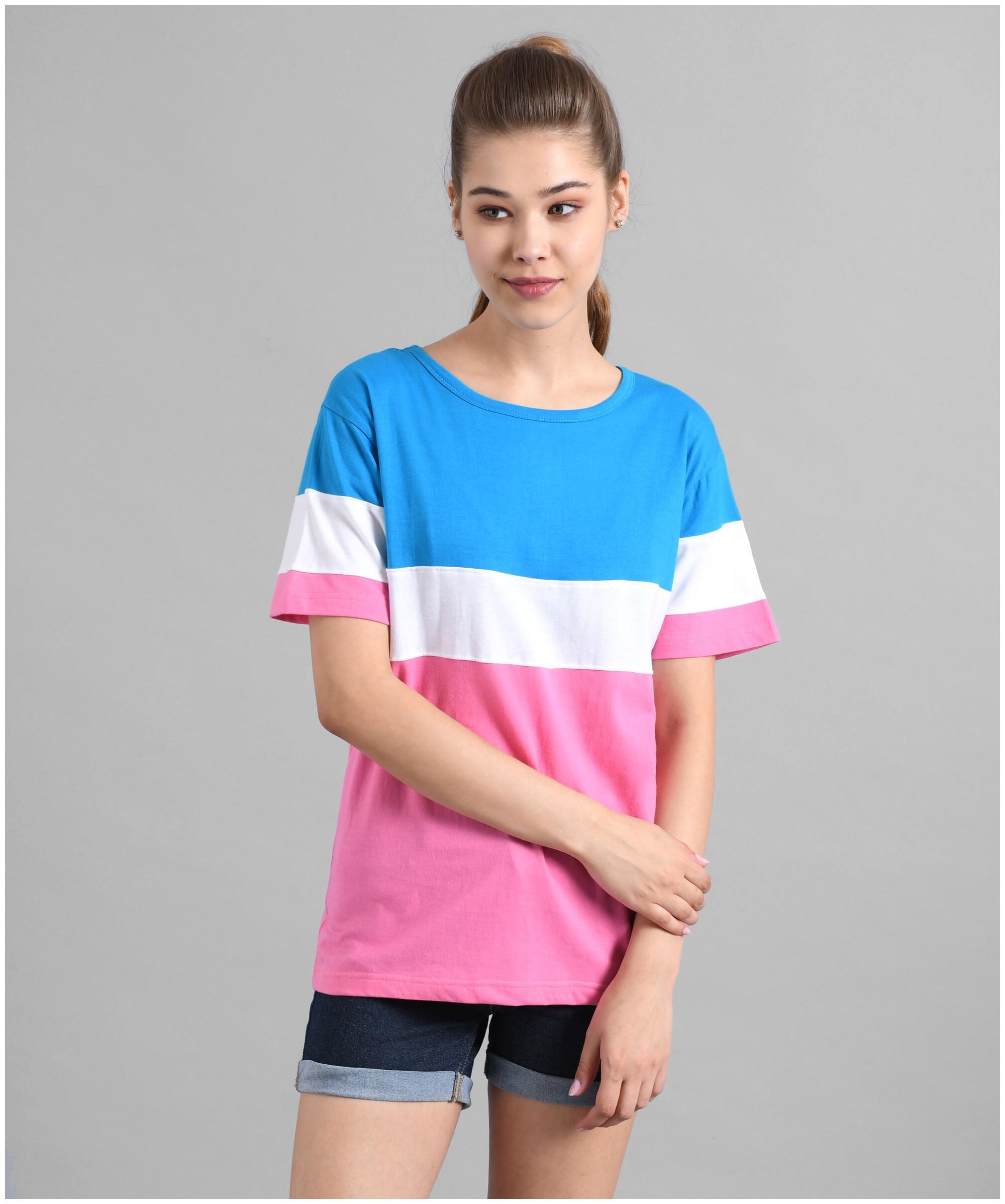 Kotty Women Multi Regular fit Round neck Cotton T shirt 
Kotty Women Multi Regular fit Round neck Cotton T shirt