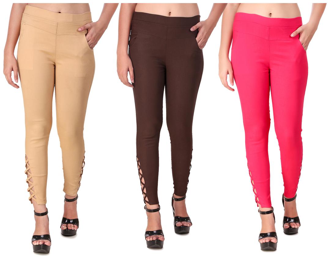 Krishty Trading Women Multi Skinny fit Jegging 
Krishty Trading Women Multi Skinny fit Jegging