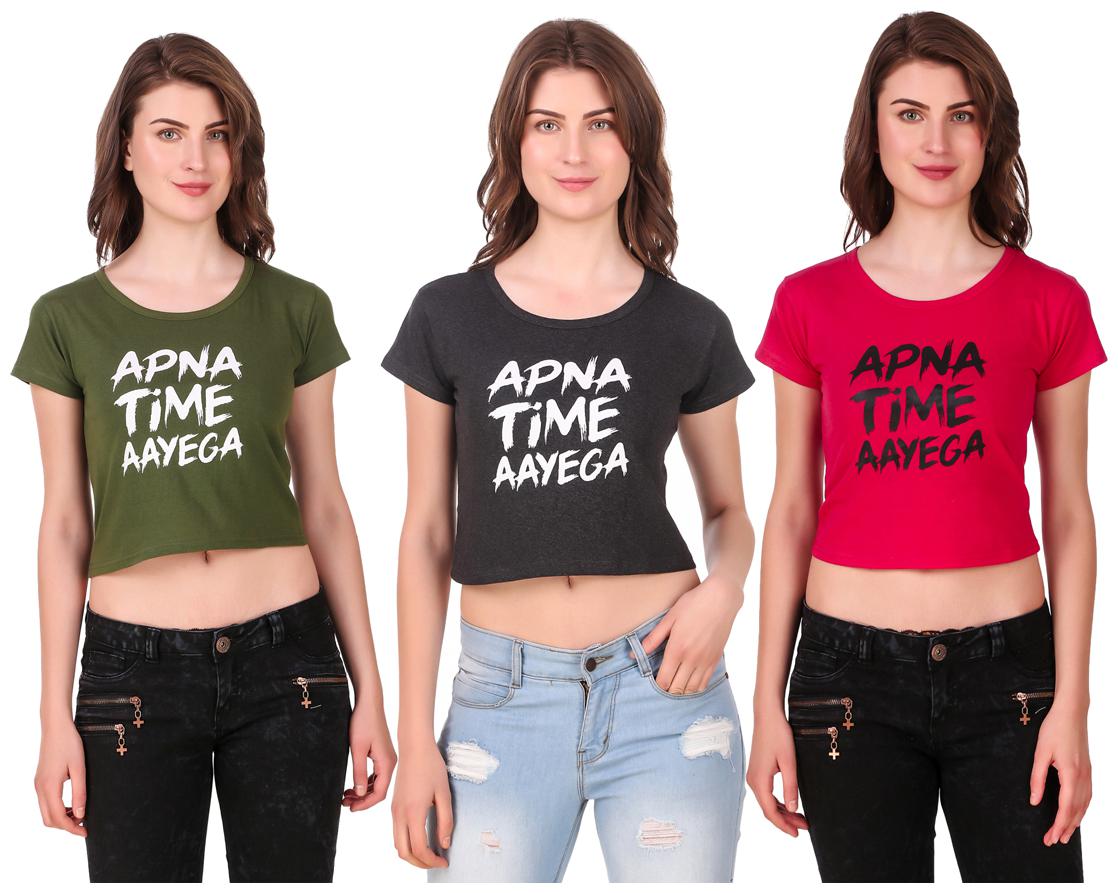 Krishty Trading Women Printed Crop top - Multi
Krishty Trading Women Printed Crop top - Multi