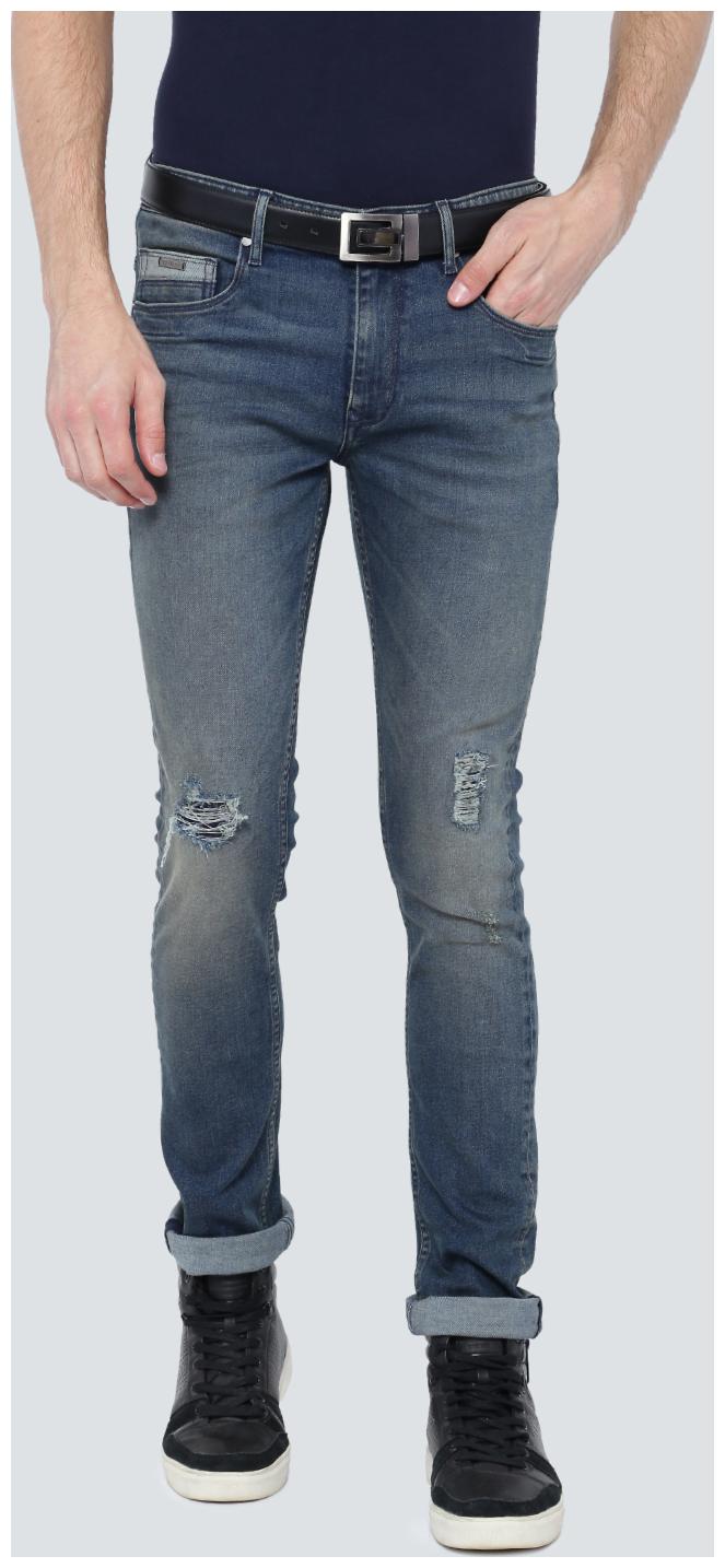 Louis Philippe Men Blue Slim Fit Jeans
