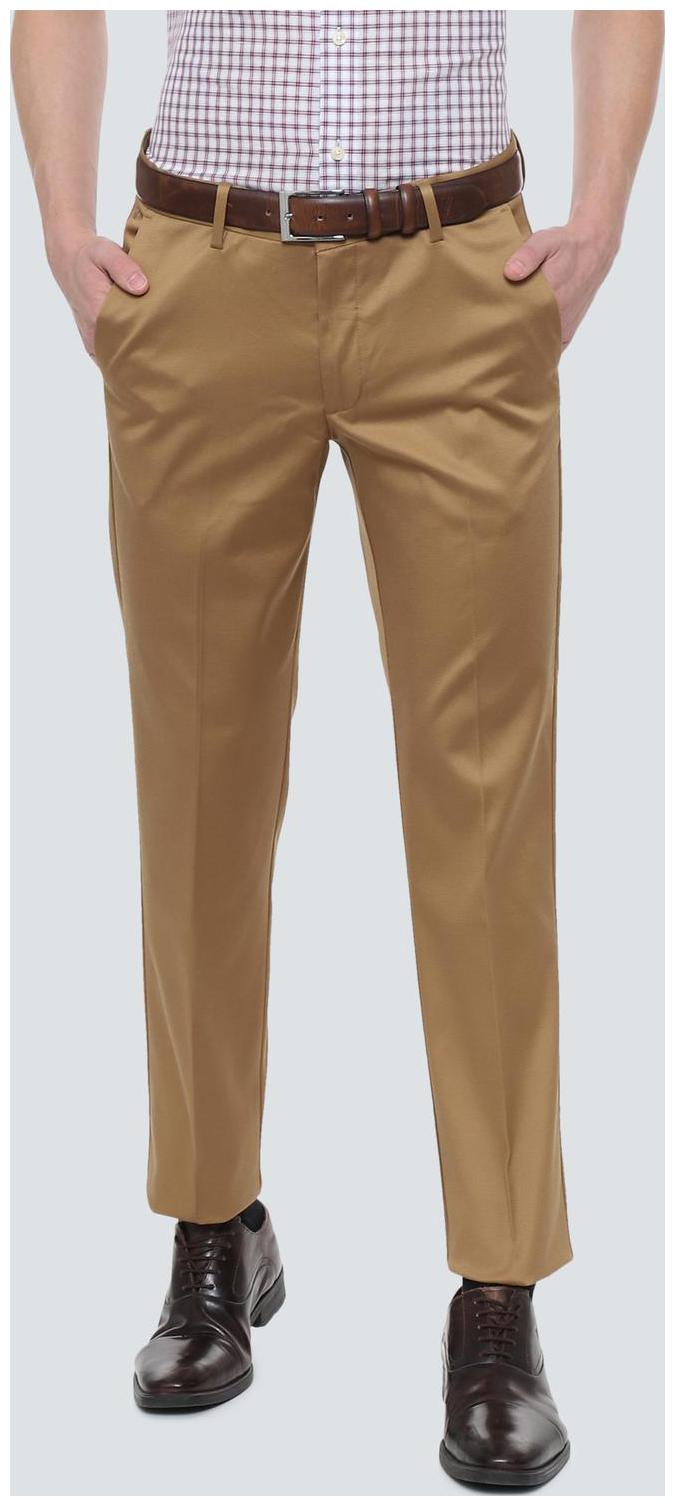 Louis Philippe Men Solid Slim Fit Formal Trouser - Beige
Louis Philippe Men Solid Slim Fit Formal Trouser - Beige