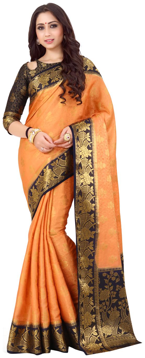 Mimosa By Kupinda Women s Art Silk saree Kanjivaram Style Color Peach (4160-214-2D-PCH-NVY)
Mimosa By Kupinda Women s Art Silk saree Kanjivaram Style Color Peach (4160-214-2D-PCH-NVY)