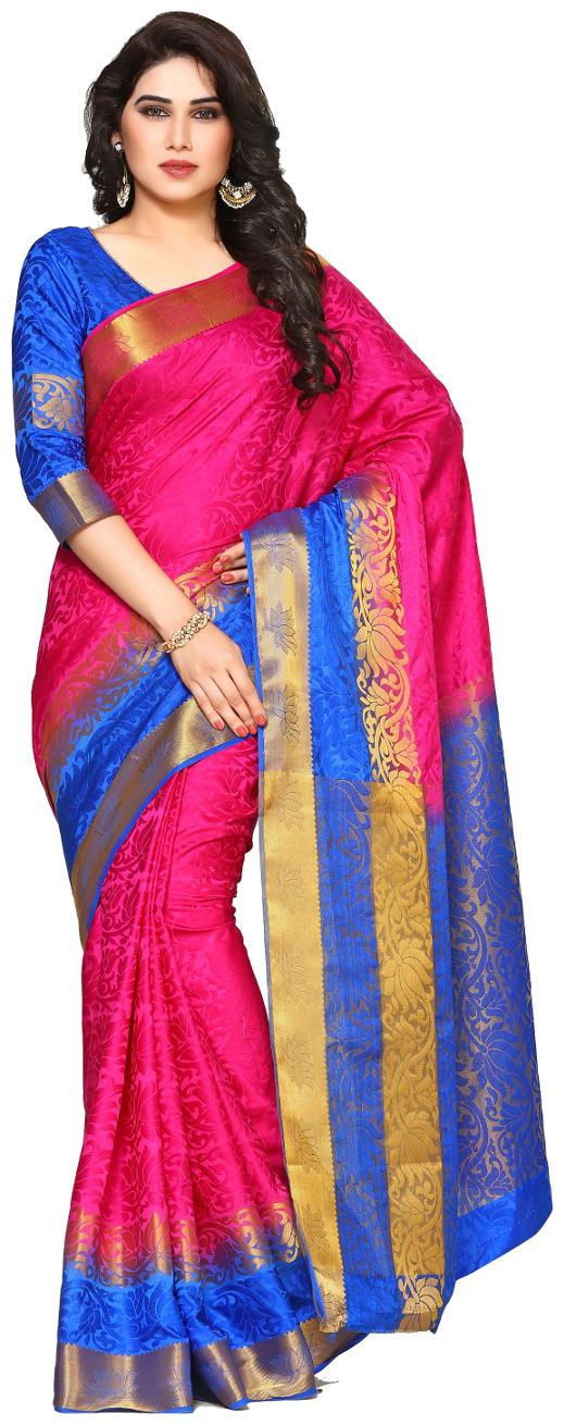 Mimosa By Kupinda Women s Art Silk Saree Kanjivaram Style (Latest Designer Sarees Party wear sarees New collection sarees) (4004-2092-2D-RNI-RBLU) Color Pink
Mimosa By Kupinda Women s Art Silk Saree Kanjivaram Style (Latest Designer Sarees Party wear sarees New collection sarees) (4004-2092-2D-RNI-RBLU) Color Pink