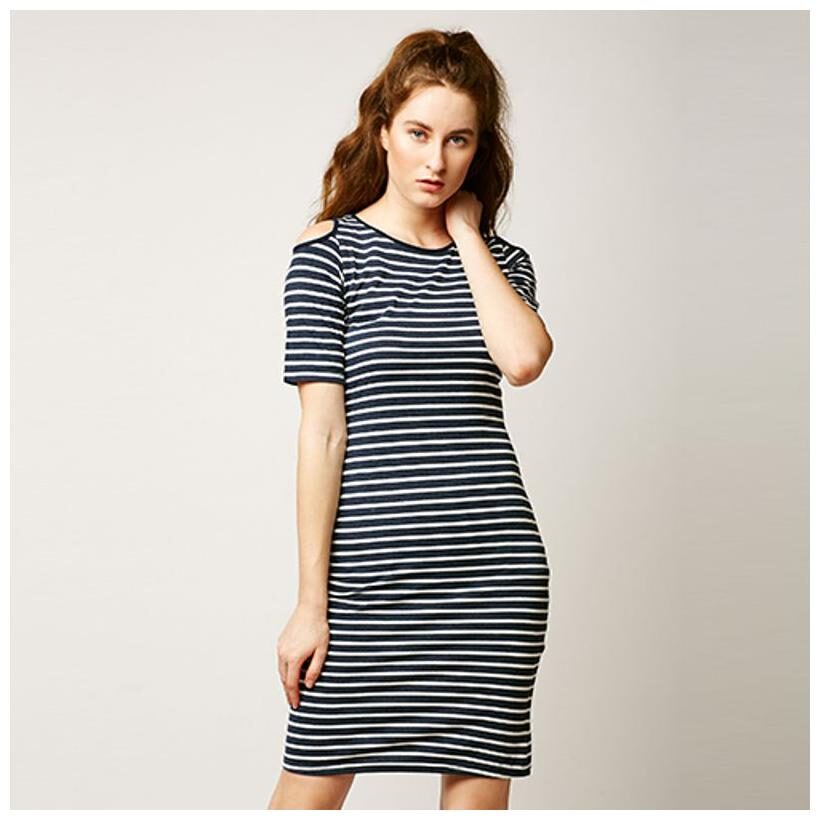 Miss Chase Women s Navy Blue and White Round Neck Short Sleeves Striped Cold Shoulder Mini Bodycon Dress
Miss Chase Women s Navy Blue and White Round Neck Short Sleeves Striped Cold Shoulder Mini Bodycon Dress