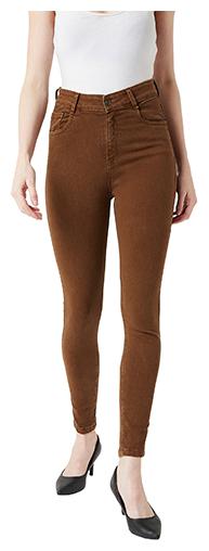 Miss Chase Women Brown Skinny fit Jeans 
Miss Chase Women Brown Skinny fit Jeans