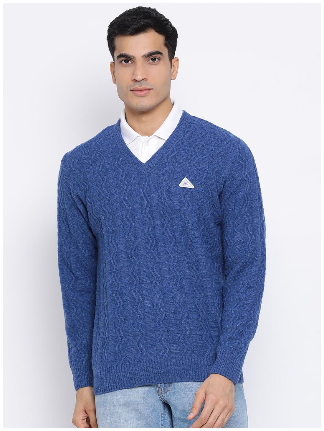 Monte Carlo Men Blue V neck Pullover
Monte Carlo Men Blue V neck Pullover