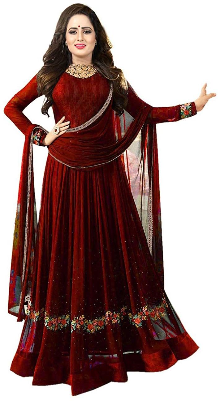 Mordenfab Com Women s Red Georgette Embroidered Semi Stitched Anarkali Salwar Kameez
Mordenfab Com Women s Red Georgette Embroidered Semi Stitched Anarkali Salwar Kameez
