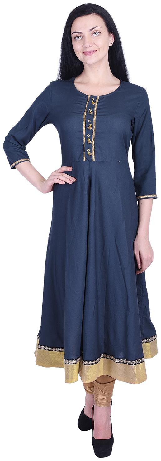 Nascency Rayon Solid Round Neck 3 4 Sleeve Flared Grey Casual and Party Wear Women Kurti
Nascency Rayon Solid Round Neck 3 4 Sleeve Flared Grey Casual and Party Wear Women Kurti