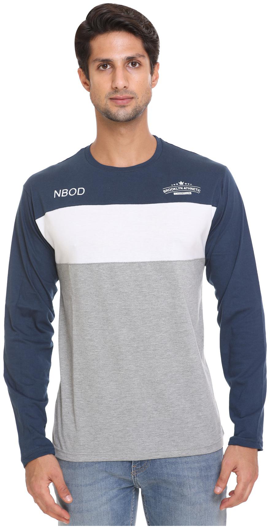 NBOD Men Multi Regular fit Cotton Round neck T-Shirt - Pack Of 1 
NBOD Men Multi Regular fit Cotton Round neck T-Shirt - Pack Of 1