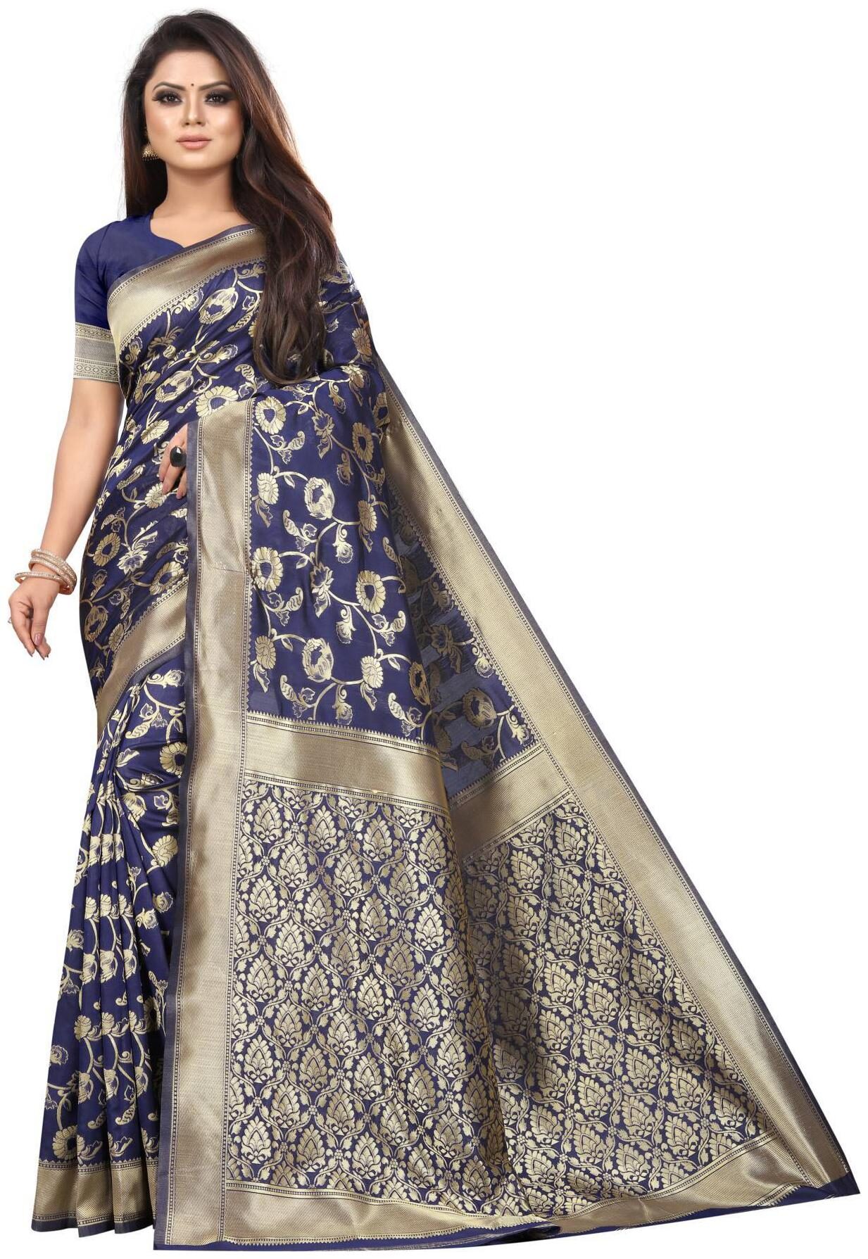 Nirja Creation Women Artificial Silk Party Wear Designer Saree With Blouse Color Blue
Nirja Creation Women Artificial Silk Party Wear Designer Saree With Blouse Color Blue