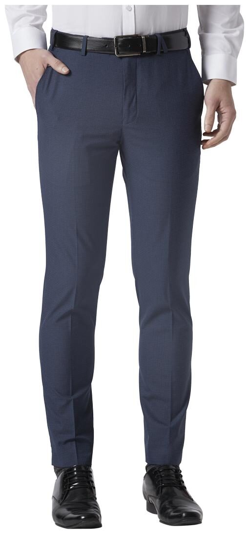 Park Avenue Men Checked Regular Fit Formal Trouser - Blue
Park Avenue Men Checked Regular Fit Formal Trouser - Blue