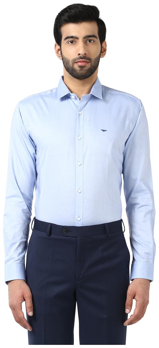 Park Avenue Men Slim fit Formal Shirt - Blue