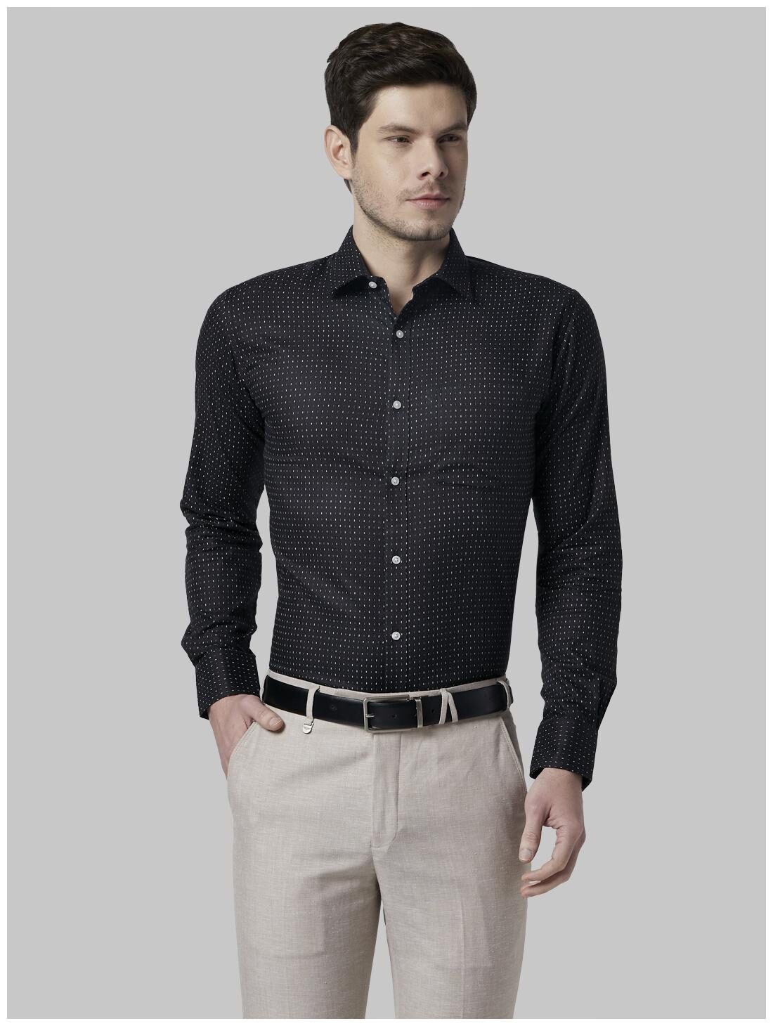 Park Avenue Men Slim fit Formal Shirt - Black
Park Avenue Men Slim fit Formal Shirt - Black
