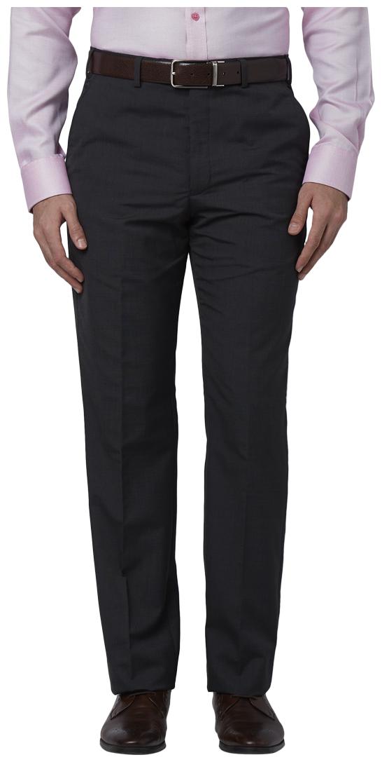 Park Avenue Men Solid Regular Fit Formal Trouser - Black 
Park Avenue Men Solid Regular Fit Formal Trouser - Black