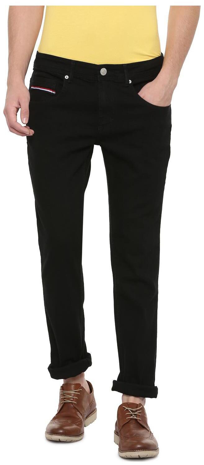 People Men Black Slim Fit Jeans