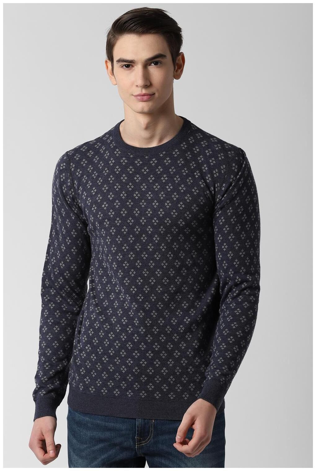 Peter England Men Cotton Pullover Blue
Peter England Men Cotton Pullover Blue