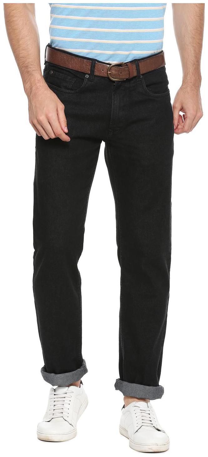 Peter England Men Black Slim Fit Jeans